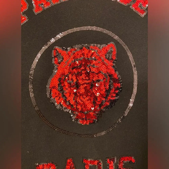 Maje Sequin Embellished Paradise Paris Button Down Jacket Size Small - Picture 9 of 9